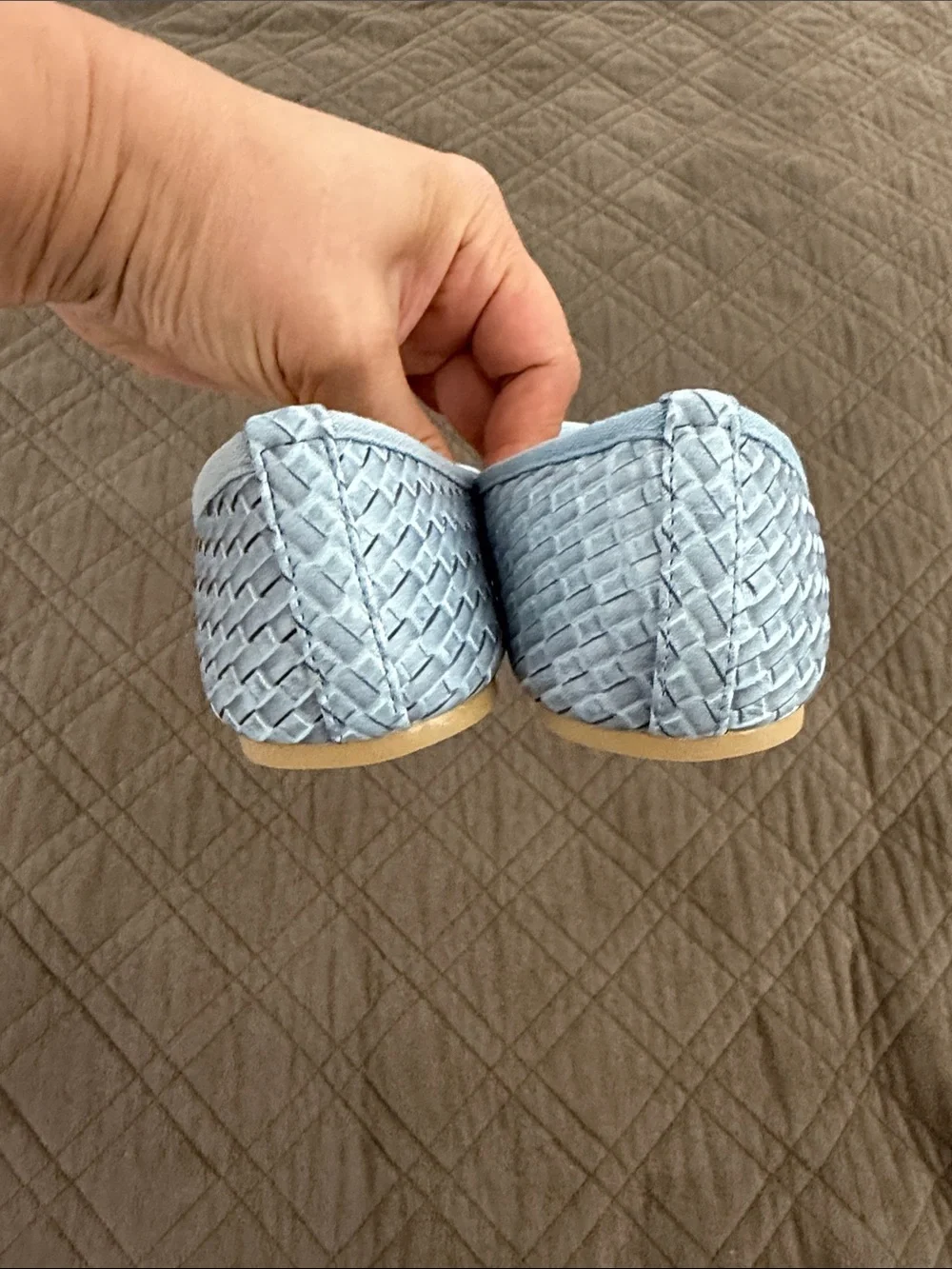 Wanted Belissa NWOT Woven Ballet Flats with Bow size 6